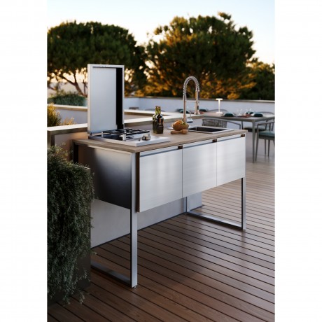 Steel Cucine Gea SELLA14540QNX Σύνθεση Κουζίνας Εξωτερικού Χώρου